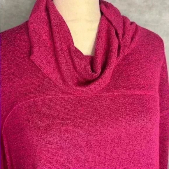Livi Pink Super Soft Cowl Neck Long Sleeve Pocketed Sweater Size 18/20 - Picture 2 of 8